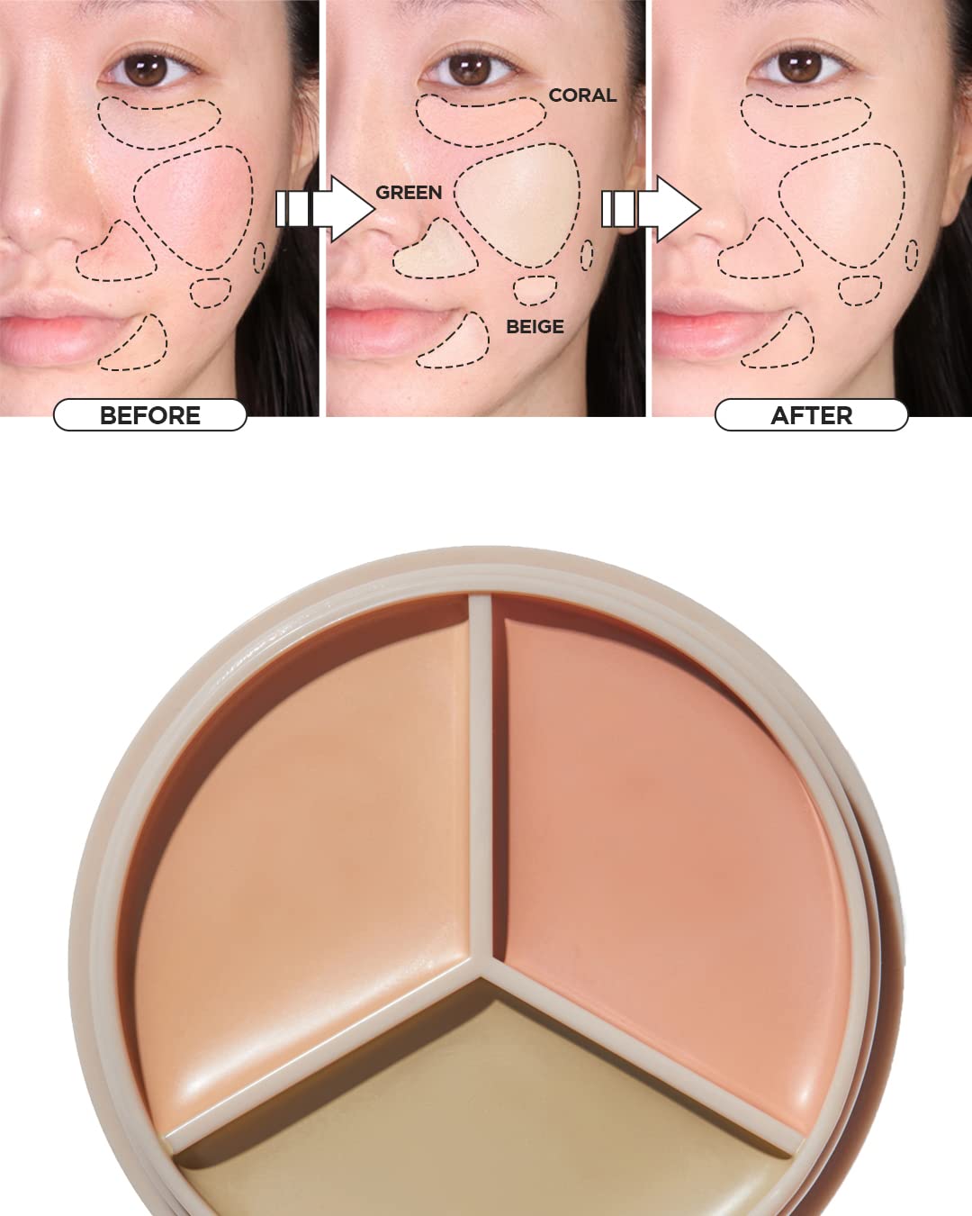 Cover Perfection Triple Pot Concealer
