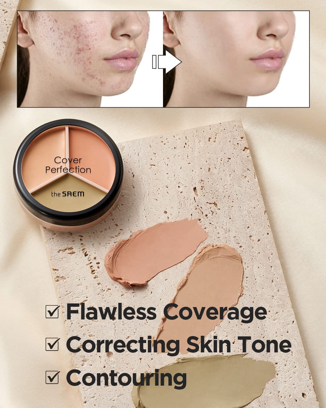 Cover Perfection Triple Pot Concealer