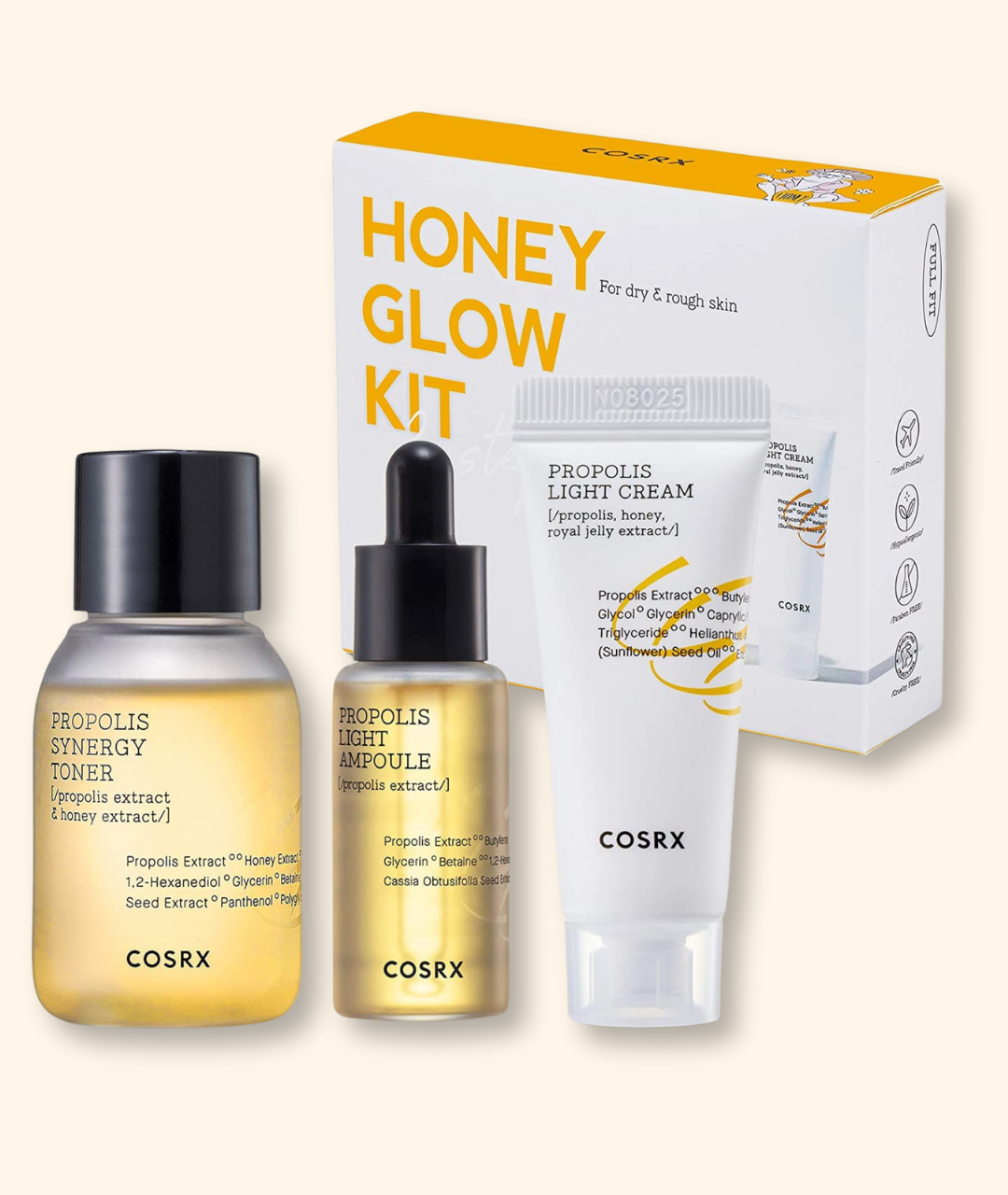 Honey Glow Kit – Full Fit Propolis Trial Kit