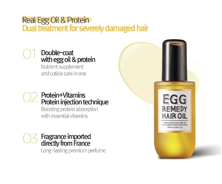 Egg Remedy Hair Oil
